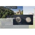 ANDORRA 1,25 EURO 2022 - Patrimonio culturale di Andorra - Scoiattolo e Saint Jean de Caselles