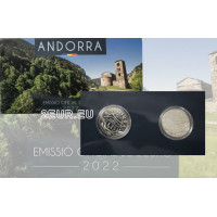 ANDORRA 1,25 EURO 2022 - Patrimonio culturale di Andorra - Scoiattolo e Saint Jean de Caselles
