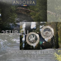 ANDORRA 1,25 EURO 2023 - Patrimonio culturale di Andorra: il gallo cedrone e il ponte di San Antonio de la Grella