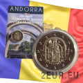 Andorra 2 euro fdc Coincard 2021  - 100° anniversario dell'incoronazione - Nostra Signora di Meritxell