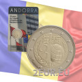 Andorra 2 euro FDC coincard 2023 - 30 anni di adesione di Andorra alle Nazioni Unite