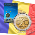 Andorra 2 euro BU coincard 2014 - 20 anni nel Consiglio d'Europa