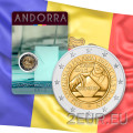 Andorra 2 euro BU coincard 2015 - 30 anni da quando 18 sono diventati età legale