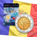 Andorra 2 euro BU coincard 2018 - 70 ° anniversario della Dichiarazione universale dei diritti dell'uomo