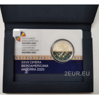 Andorra 2 euro prova 2020 - 27° Vertice Ibero-Americano in Andorra