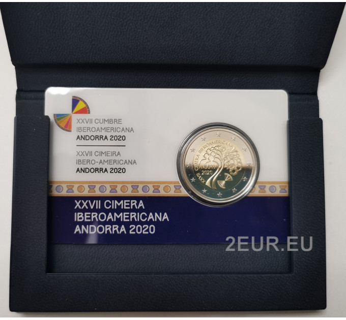 Andorra 2 euro prova 2020 - 27° Vertice Ibero-Americano in Andorra