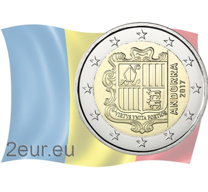 Andorra 2€ UNC 2015 - "Stemma Araldico"
