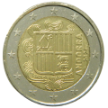 Andorra 2€ UNC 2024 - Stemma Araldico