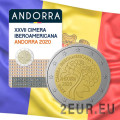 Andorra 2 euro BU coincard 2020 - 27 ° vertice iberoamericano in Andorra