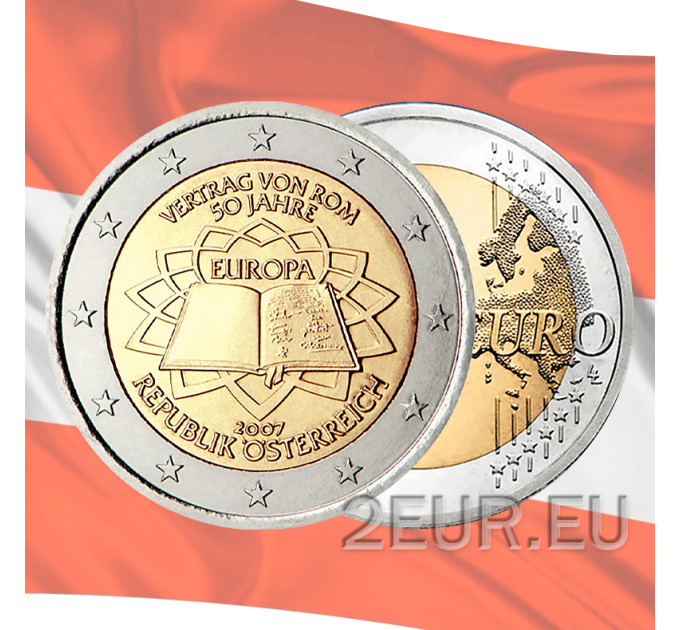 Austria 2 euro UNC 2007 - 50 anni del Trattato di Roma