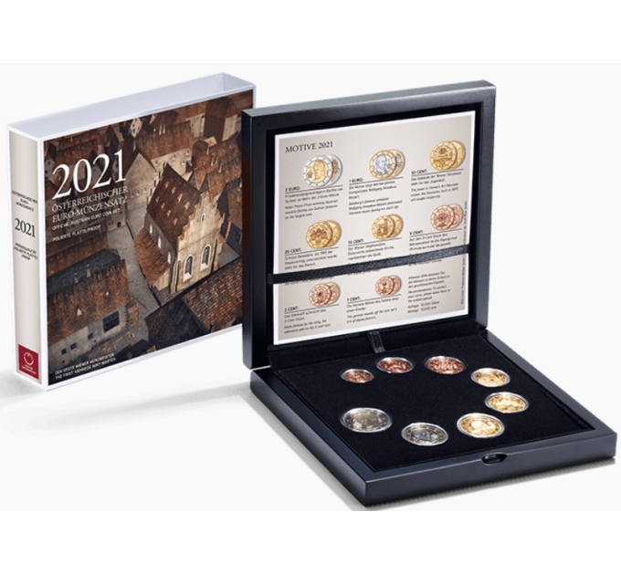 Austria Set di monete PROOF 2021 - La prima zecca viennese