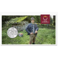  Austria 10 euro  Moneta d'argento 2026 - Aufdirndln – Anpirschen - Horn