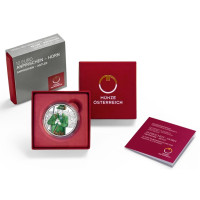  Austria 10 euro  Moneta d'argento Proof 2026 - Aufdirndln – Anpirschen - Horn
