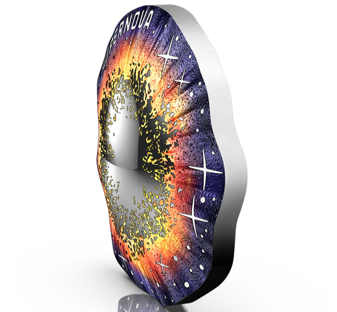 Austria 20 euro Moneta d'argento 2024 – L'universo inesplorato: Supernova