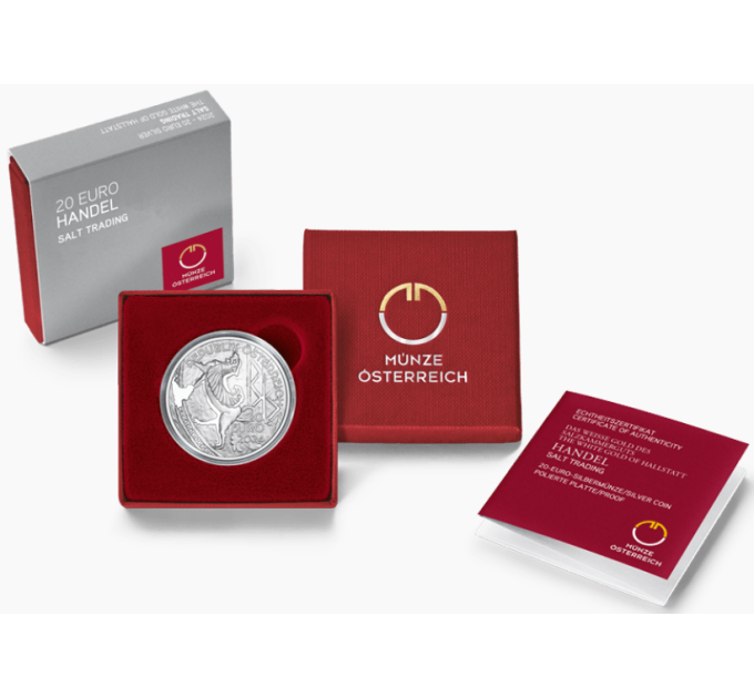 Austria 20 euro Moneta d'argento 202 – Commercio di oro bianco