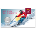 Austria 5 euro Moneta d'argento 2024 - Campione del mondo