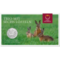 Austria 5 euro Moneta d'argento 2026 - I tre conigli di Dürer