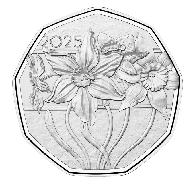 Austria 5 euro Moneta d'argento 2025 - Narciso