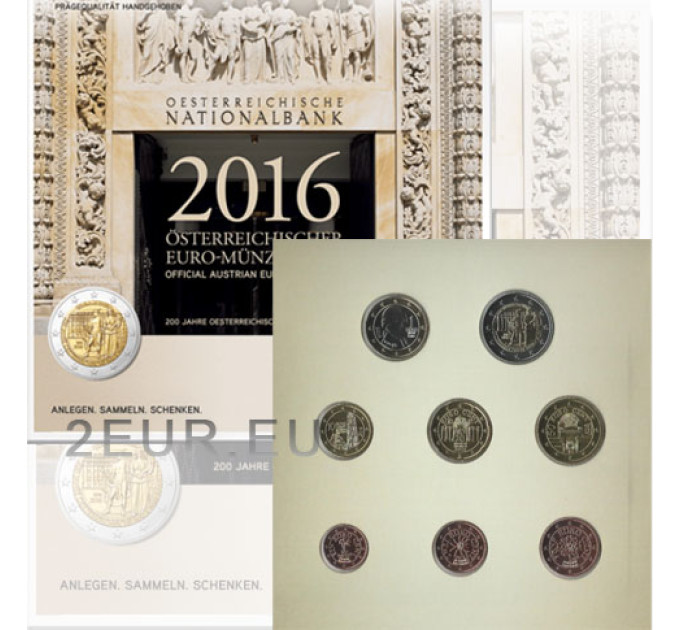 Austria Set di monete in euro FDC 2016