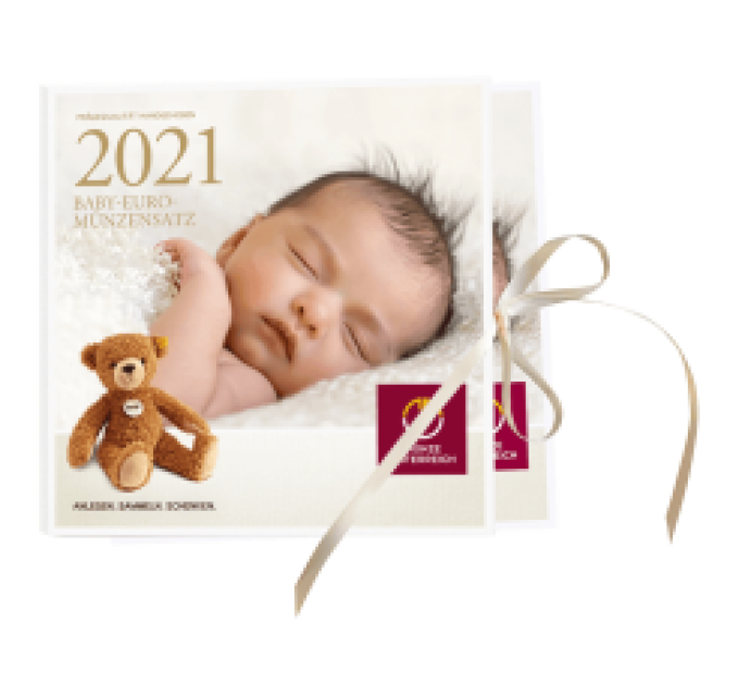 Austria Set di monete in euro FDC 2021 - SET DI MONETE PER BAMBINI