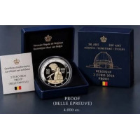 Belgio 2 euro proof 2026 - L’Istituto Geografico Nazionale (NGI)