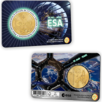 Belgio 2,5 euro BU 2025 - 50 anni dell'Agenzia Spaziale Europea - NL + FR