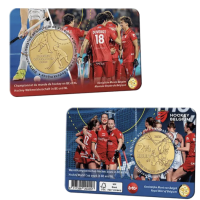 Belgio 2,5 euro BU 2026 - Coppa del Mondo di hockey su ghiaccio in Belgio e nei Paesi Bassi - NL+FR