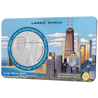 Belgio 5 euro BU 2025 - Largo Winch - Rilievo