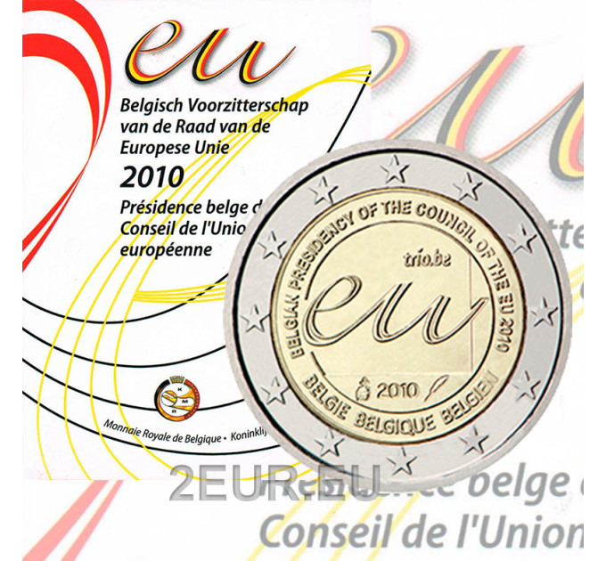 Belgio 2 euro BU 2010 - Presidenza Ue 