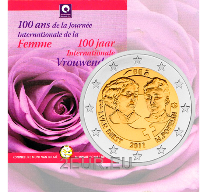 Belgio 2 euro BU 2011 - Giornata internazionale della donna 