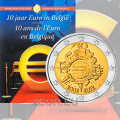 Belgio 2 euro BU 2012 - 10 anni di euro in contanti 