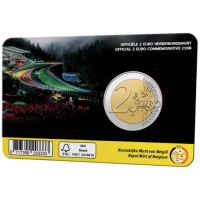 Belgio 2 euro BU 2025 - Circuito di Spa-Francorchamps - FR