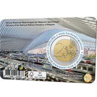 Belgio 2 euro BU 2026 - 100 anni di NMBS - FR