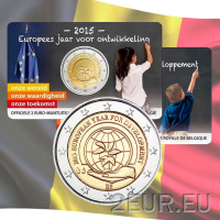 Belgio 2 euro BU 2015 - Anno Europeo dello Sviluppo - NL