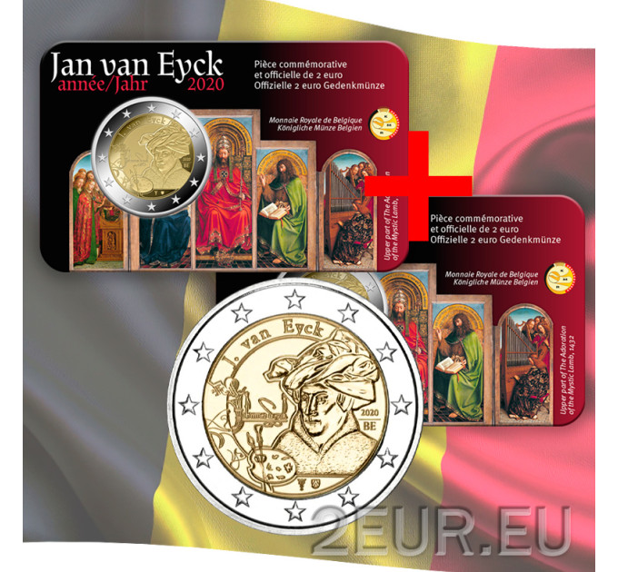 Belgio 2 euro BU 2020 - Jan van Eyck - FR 
