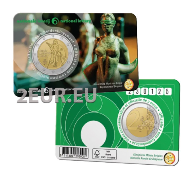Belgio 2 euro BU 2025 - Lotteria nazionale Belgio - FR+NL
