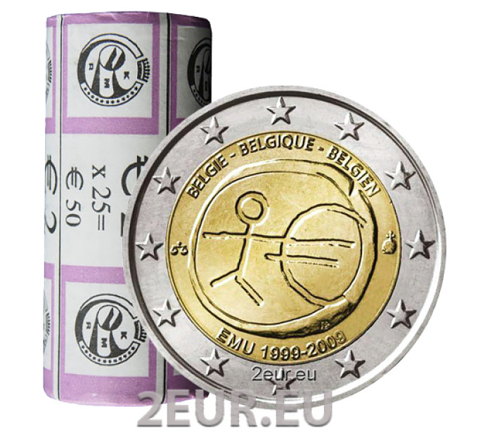 BELGIO 2 ROTOLO EURO 2009 - EMU