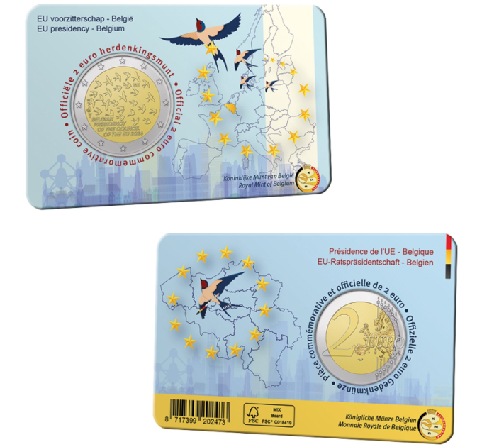Belgio 2 euro BU 2024 - Presidenza dell'UE - NL