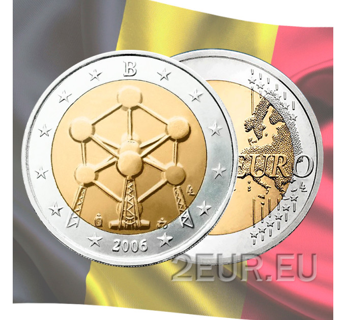 Belgio 2 euro UNC 2006 - Atomium di Bruxelles 