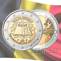 Belgio 2 euro UNC 2007 - 50° Anniversario Trattato di Roma 