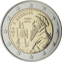 Belgio 2 euro UNC 2019 - 450° Anniversario della morte di Pieter Bruegel il Vecchio 