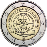 Belgio 2 euro UNC 2015 - Anno europeo per lo sviluppo 