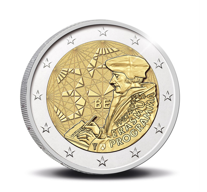 Belgio 2 euro UNC 2022-2 - 35 anni dell'Erasmus 