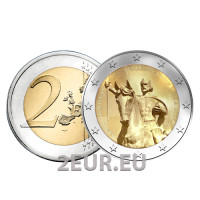 Croazia 2 euro UNC 2025 - 1100° anniversario del Regno croato e dell'incoronazione di re Tomislav