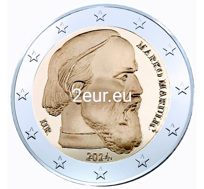 Croazia 2 euro UNC 2024 - Marko Marulic