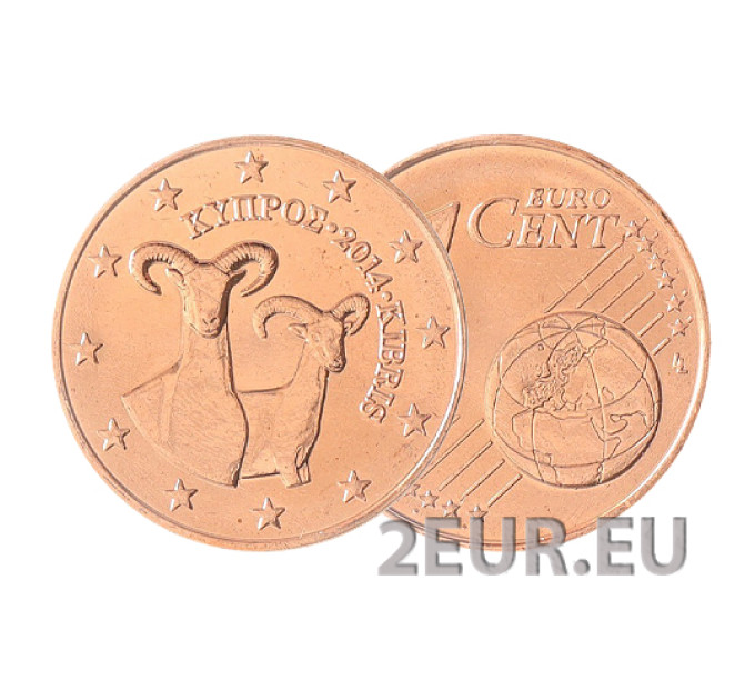 Cipro 1 centesimi UNC 2014