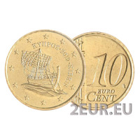 Cipro 10 centesimi UNC 2019