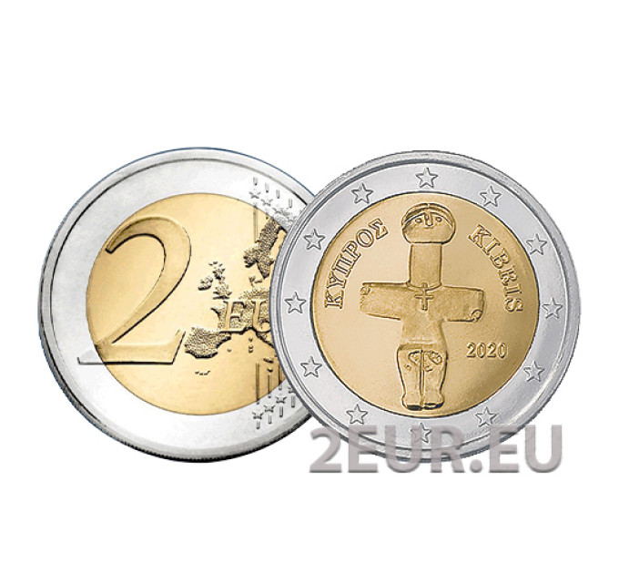 Cipro 2 euro UNC 2020