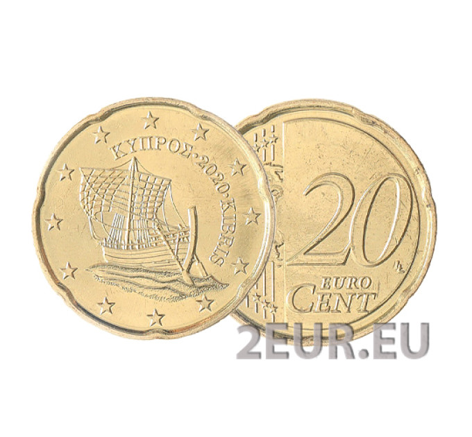 Cipro 20 centesimi UNC 2020