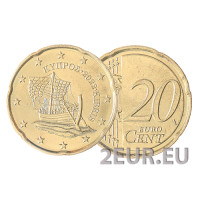 Cipro 20 centesimi UNC 2022